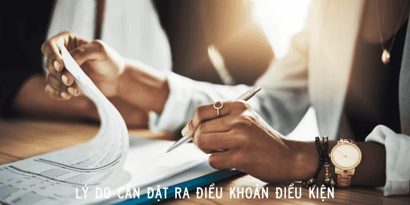 Các nguyên nhân dẫn đến việc quy định điều khoản điều kiện