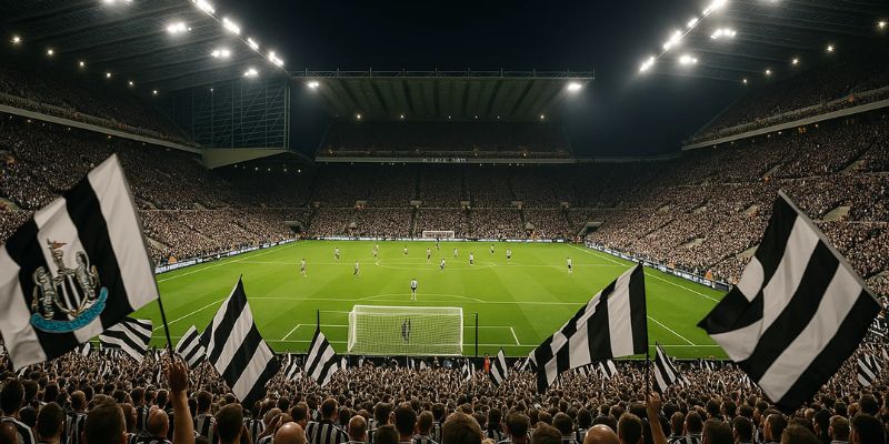 Sân nhà Newcastle nơi tiếp đón Manchester Utd
