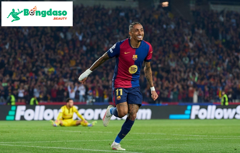 Raphinha duy trì phong độ chói sáng ở mùa giải 2024/25